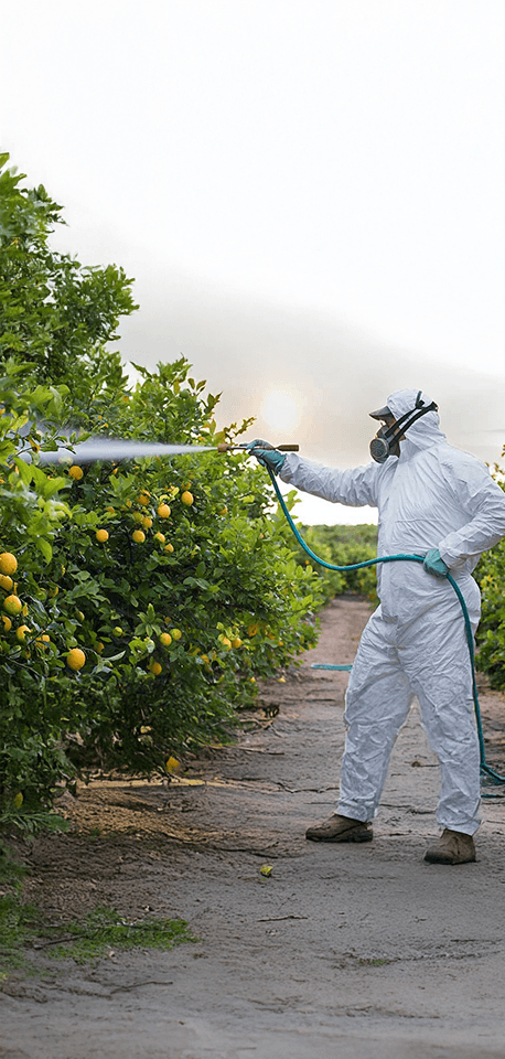 Pesticides and chemical additives affecting food supply